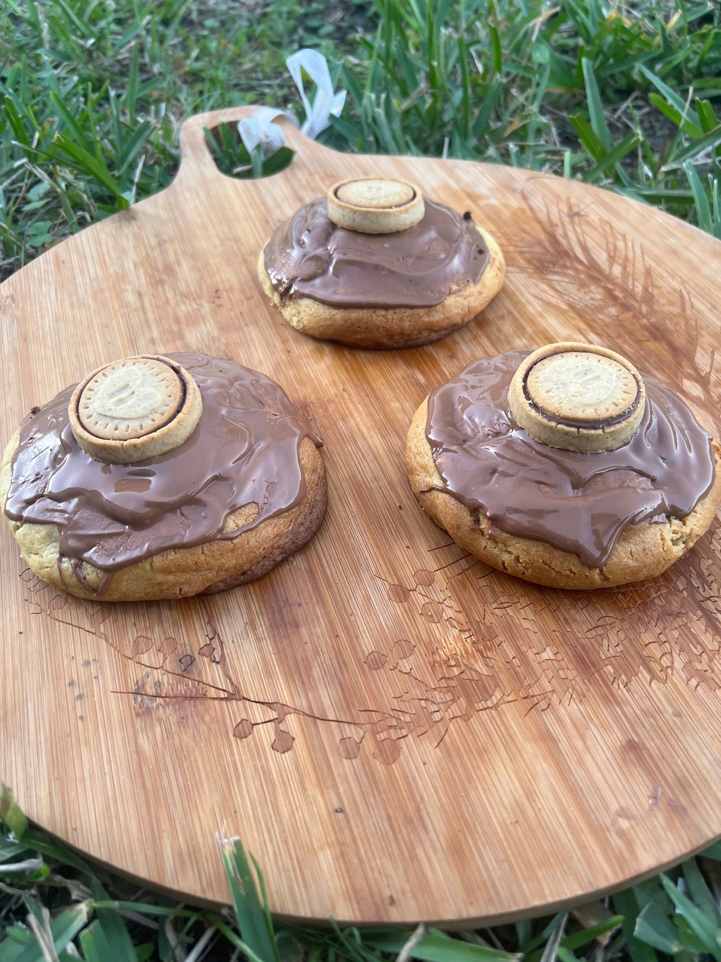 Galletas de vainilla con Nutella