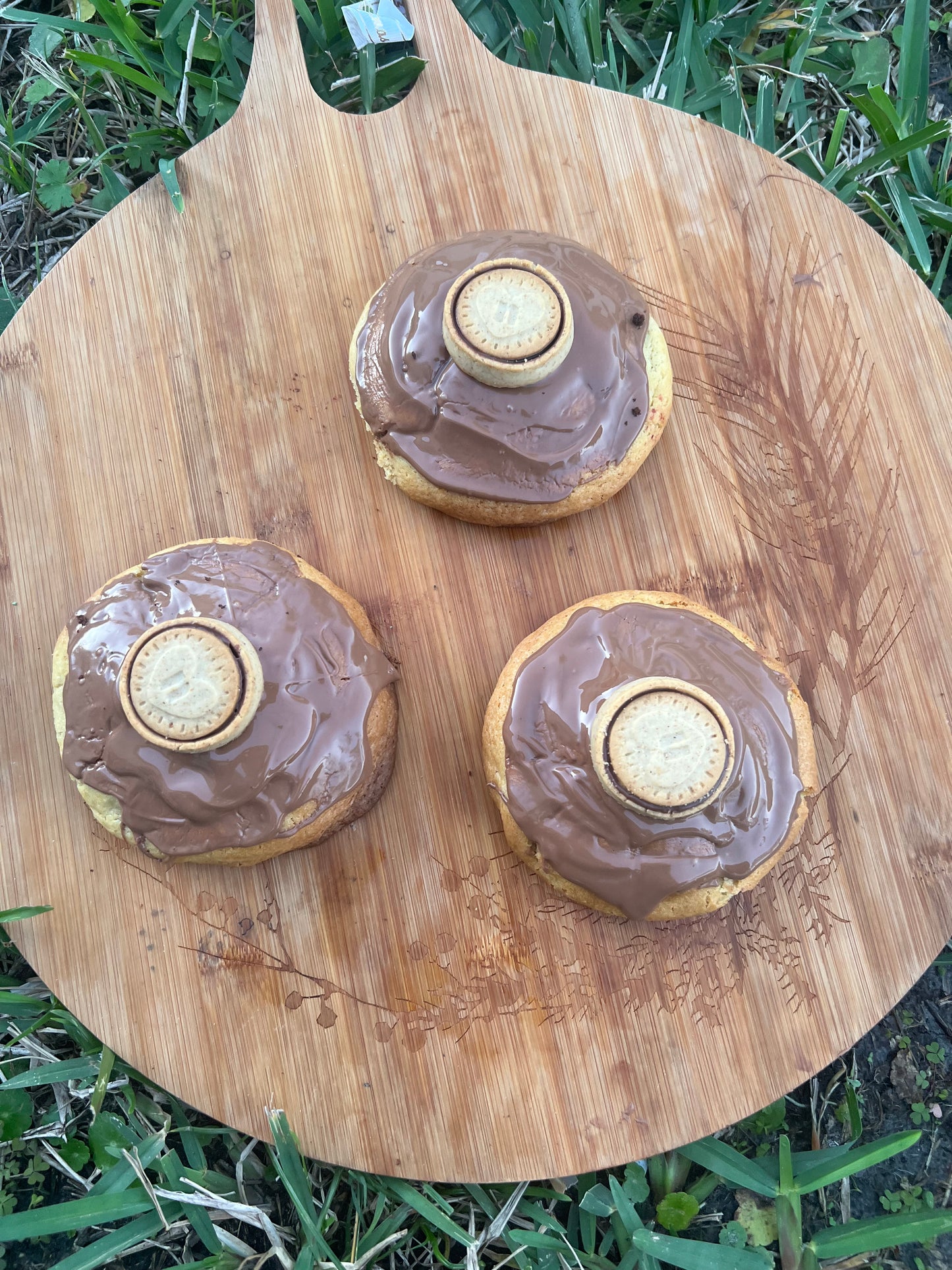 Galletas de vainilla con Nutella